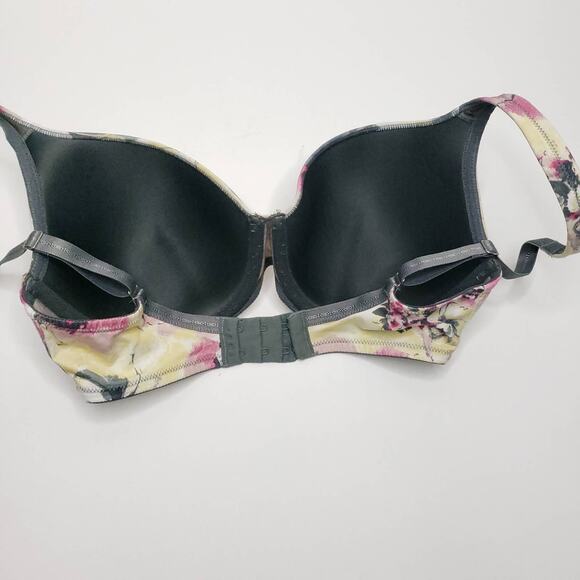 Soma Classic Allura Floral Printed Bra 32DD Underwire Foam Cups Full Coverage - Picture 4 of 7
